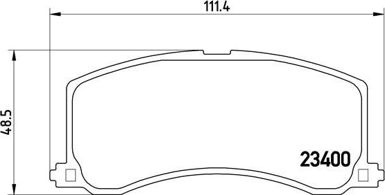 Brembo P 79 010 - Тормозные колодки, дисковые, комплект onlydrive.pro