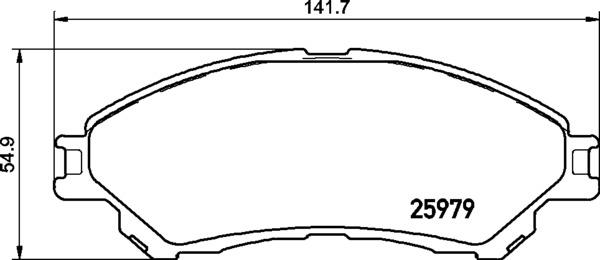 Brembo P 79 032 - Brake Pad Set, disc brake onlydrive.pro