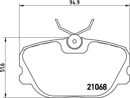 Brembo P 71 004 - Brake Pad Set, disc brake onlydrive.pro