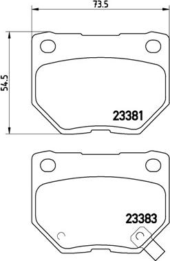 Brembo P 78 016 - Brake Pad Set, disc brake onlydrive.pro