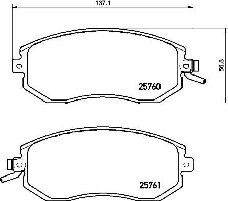 Brembo P 78 021X - Brake Pad Set, disc brake onlydrive.pro