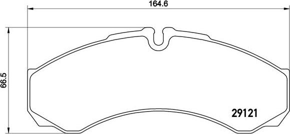 Brembo P A6 021 - Brake Pad Set, disc brake onlydrive.pro