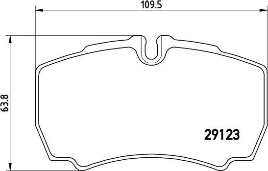 Brembo P A6 023 - Bremžu uzliku kompl., Disku bremzes onlydrive.pro