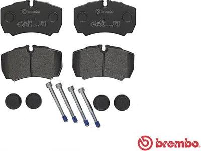 Brembo P A6 023 - Brake Pad Set, disc brake onlydrive.pro