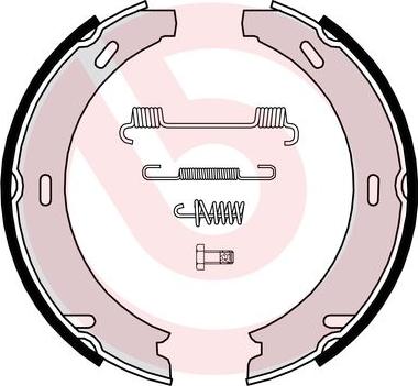 Brembo S 50 507 - Brake Shoe Set, parking brake onlydrive.pro