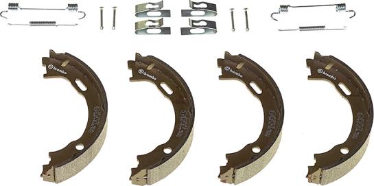 Brembo S 50 515 - Brake Shoe Set, parking brake onlydrive.pro