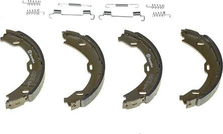 Brembo S 50 518 - Stabdžių trinkelių komplektas, stovėjimo stabdis onlydrive.pro