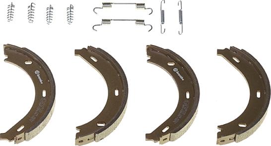 Brembo S 50 517 - Brake Shoe Set, parking brake onlydrive.pro