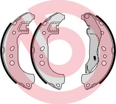 Brembo S 85 543 - Brake Shoe Set onlydrive.pro