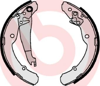 Brembo S 85 516 - Brake Shoe Set onlydrive.pro