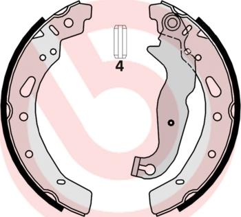 Brembo S 24 540 - Piduriklotside komplekt onlydrive.pro