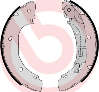 Brembo S 23 525 - Brake Shoe Set onlydrive.pro