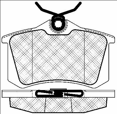 Skoda 2Q0 698 451 C - Piduriklotsi komplekt,ketaspidur onlydrive.pro