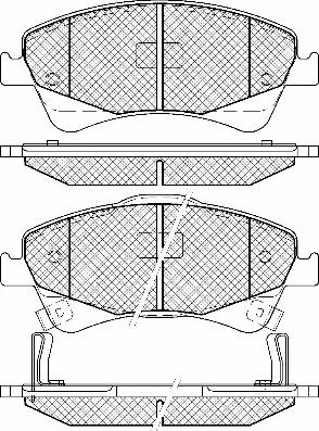 AISIN SN998P - Brake Pad Set, disc brake onlydrive.pro