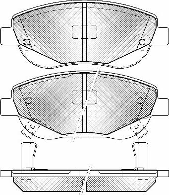 Kamoka JQ101392 - Brake Pad Set, disc brake onlydrive.pro