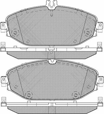 Mercedes-Benz A000 420 73 02 - Bremžu uzliku kompl., Disku bremzes onlydrive.pro