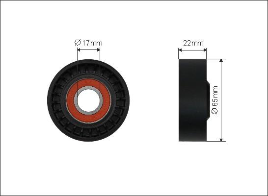 Caffaro 500504 - Parazīt / Vadrullītis, Ķīļrievu siksna onlydrive.pro