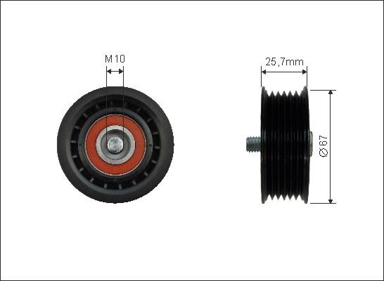 Caffaro 500010 - Parazīt / Vadrullītis, Ķīļrievu siksna onlydrive.pro