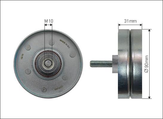 Caffaro 500269 - Pulley, v-ribbed belt onlydrive.pro