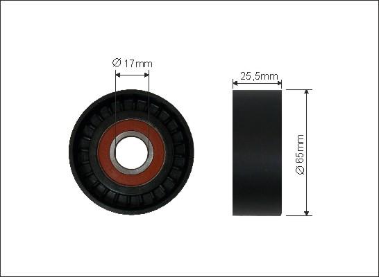 Caffaro 111-00 - Ohjainrulla, moniurahihna onlydrive.pro