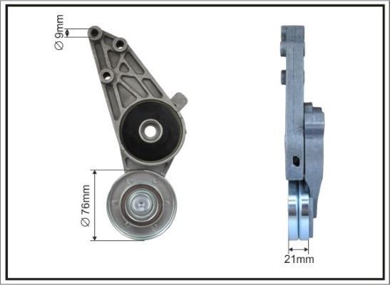 Caffaro 117000SP - Натяжитель, поликлиновый ремень onlydrive.pro