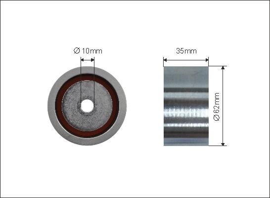 Caffaro 364-129 - Deflection / Guide Pulley, timing belt onlydrive.pro