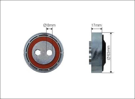 Caffaro 365-125 - Pulley, v-ribbed belt onlydrive.pro