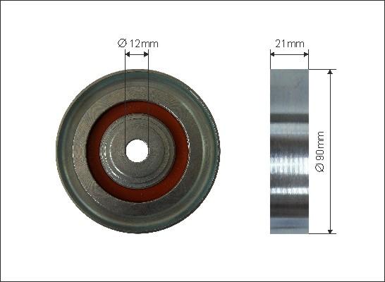 Caffaro 319-69 - Pulley, v-ribbed belt onlydrive.pro