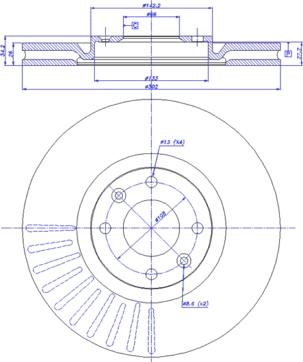 BOSCH 0 986 479 548 - Brake Disc onlydrive.pro