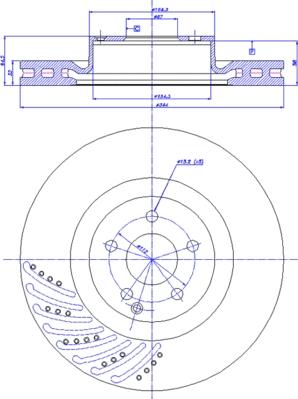 Brembo 09.B744.51 - Bremžu diski onlydrive.pro