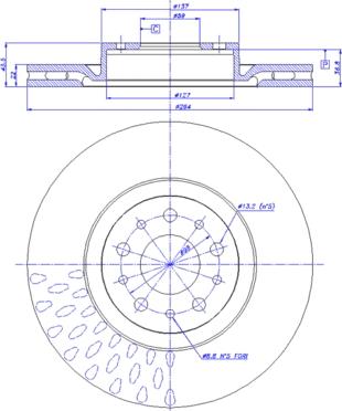 Brembo 09.C645.21 - Brake Disc onlydrive.pro