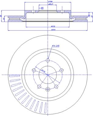 BOSCH 0 986 479 C46 - Brake Disc onlydrive.pro