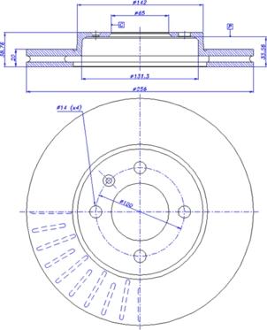 Maxgear 19-0754 - Brake Disc onlydrive.pro