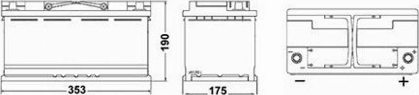 CENTRA AGM900 - Starter Battery onlydrive.pro