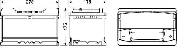 CENTRA CA722 - Starter Battery onlydrive.pro