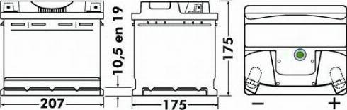 CENTRA CB443 - Starter Battery onlydrive.pro