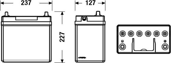 CENTRA CB456 - Starter Battery onlydrive.pro