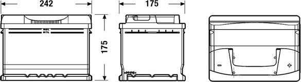 CENTRA CB602 - Starter Battery onlydrive.pro