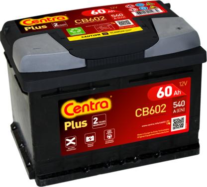 CENTRA CB602 - Стартерная аккумуляторная батарея, АКБ onlydrive.pro