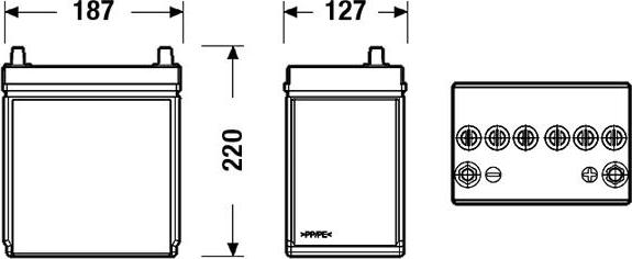 CENTRA CB356 - Starter Battery onlydrive.pro