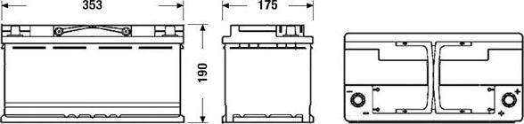 CENTRA CK950 - Starter Battery onlydrive.pro