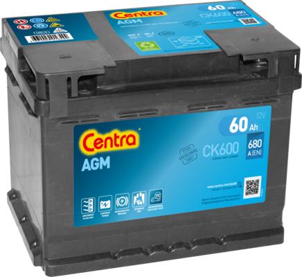 CENTRA CK600 - Starter Battery onlydrive.pro