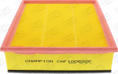 Champion CAF100692P - Воздушный фильтр, двигатель onlydrive.pro