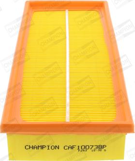 Champion CAF100738P - Air Filter, engine onlydrive.pro