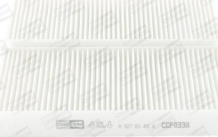 Champion CCF0338 - Filter, interior air onlydrive.pro