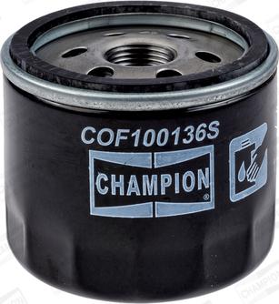 Champion COF100136S - Oil Filter onlydrive.pro