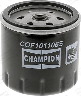 Champion COF101106S - Eļļas filtrs onlydrive.pro