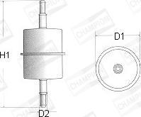 Champion L104/606 - Fuel filter onlydrive.pro