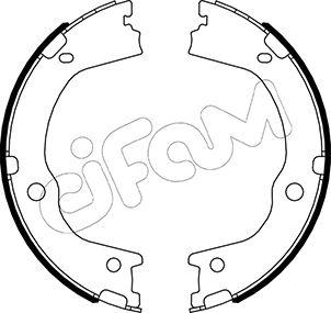 Cifam 153-498 - Brake Shoe Set, parking brake onlydrive.pro