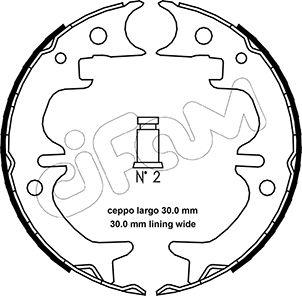 Cifam 153-444 - Brake Shoe Set, parking brake onlydrive.pro